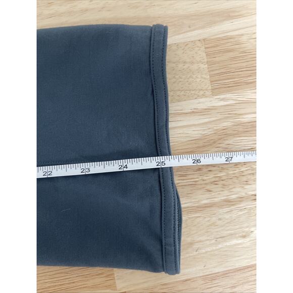 Lululemon Every Moment Cropped Pants Womens Size 4 Lounge Sea Steel Blue Workout - Picture 6 of 9